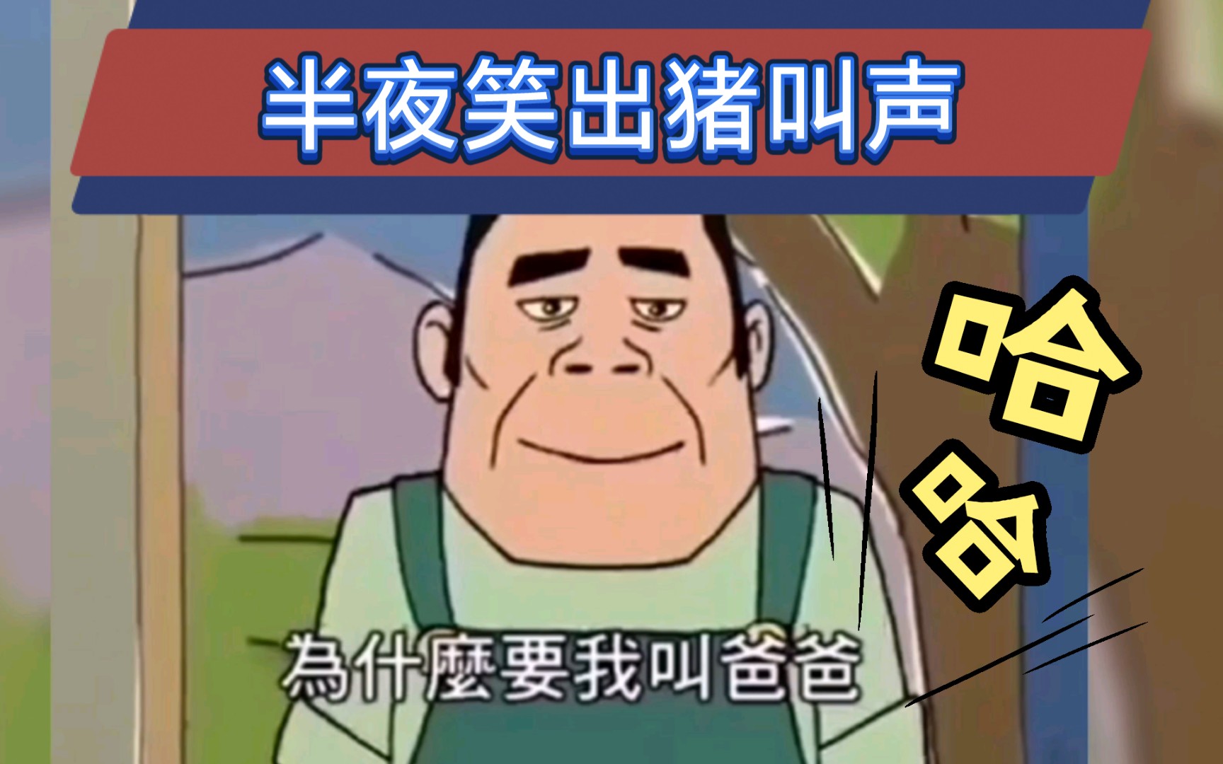 哈哈哈哈哈半夜笑出猪叫声