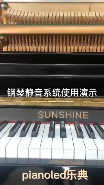 pianoled乐典钢琴静音系统,弹钢琴不扰民的设备,戴上耳机只有自己听得见,也可以连接两幅耳机,和老师一起听弹奏效果哔哩哔哩bilibili