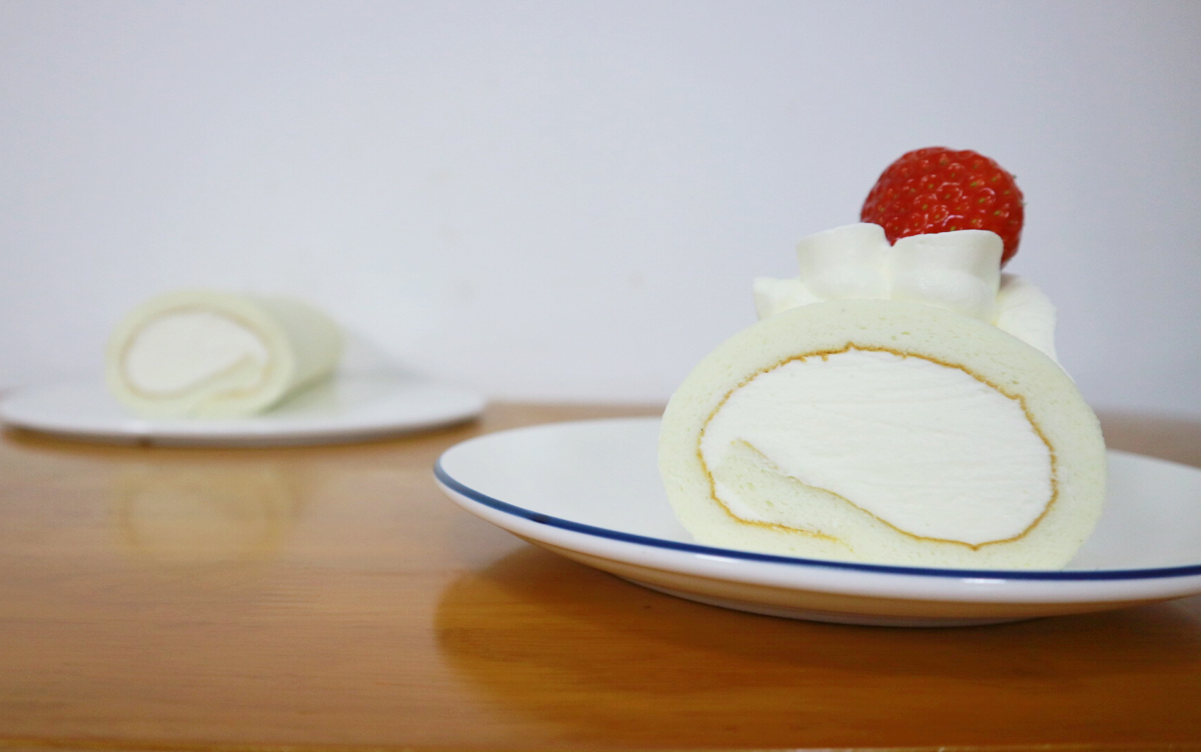 【曼小曼原创】白色蛋糕卷(附配方)