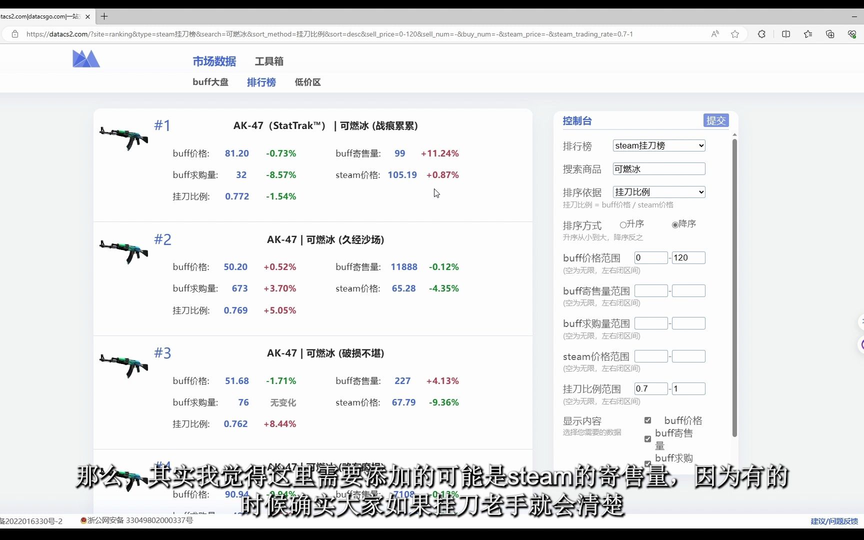 倒刀必备的神器 CSGO纯公益综合数据网站推荐 datacs2.com哔哩哔哩bilibili