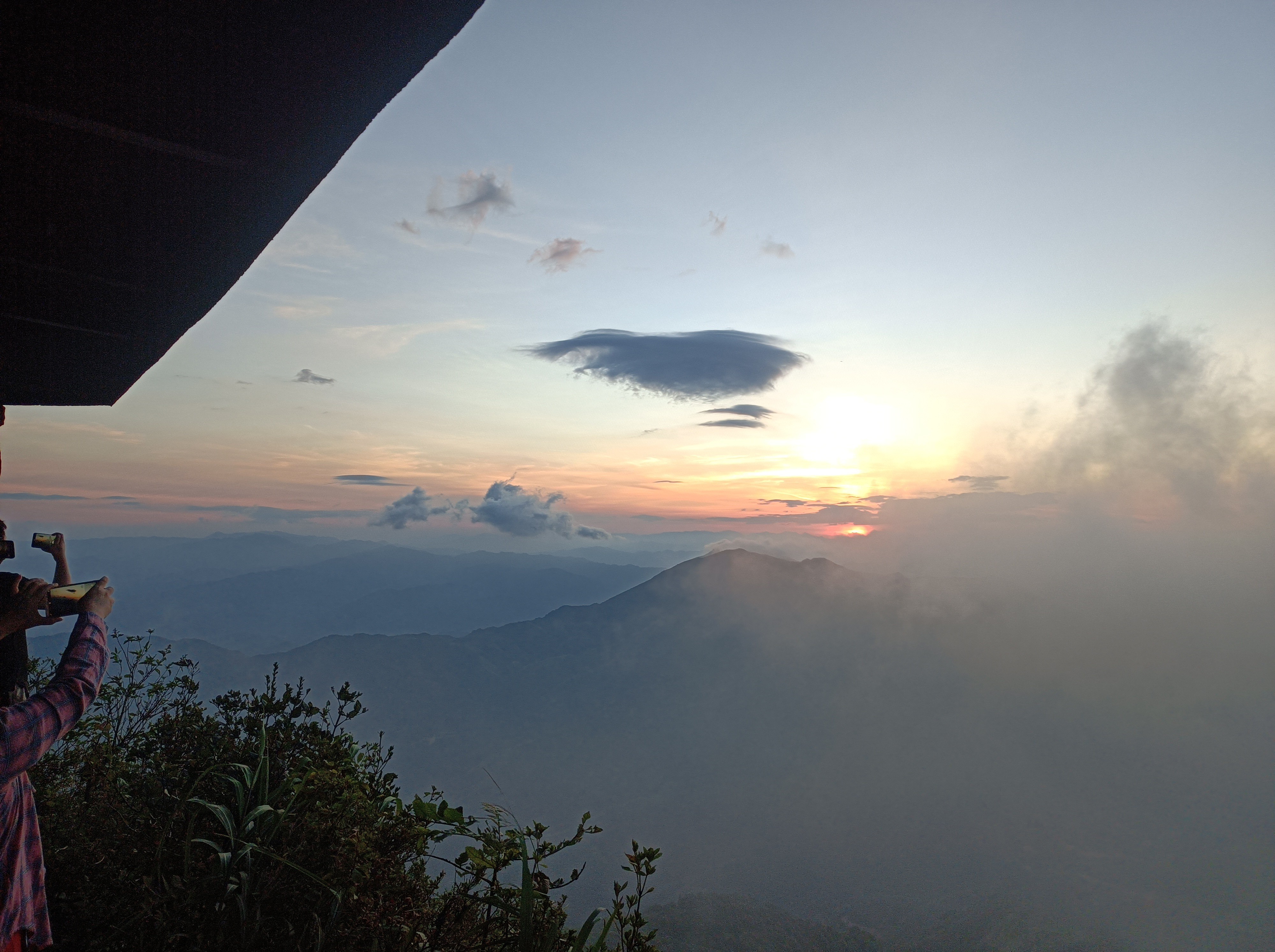 回龙山看日出