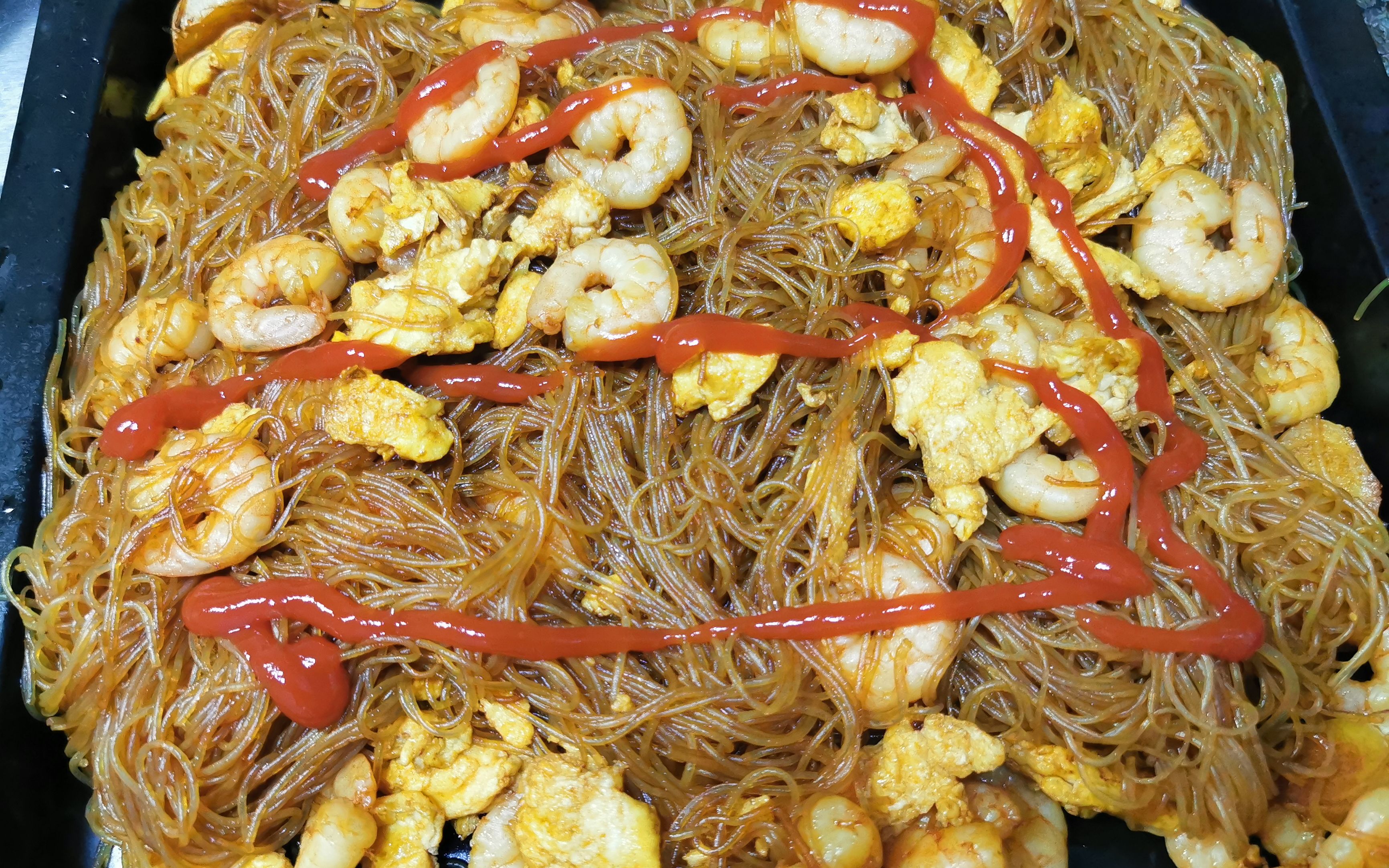 活动  2斤大虾到货,闲哥今天做虾仁鸡蛋粉丝煲!特别好送饭!