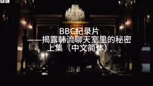 BBC记录片，韩流聊天室里的秘密，中文简体，李胜利，韩国偷拍事件