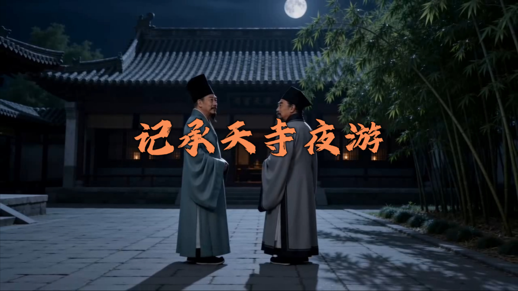 最治愈的古文《记承天寺夜游》，藏着最通透的人生！