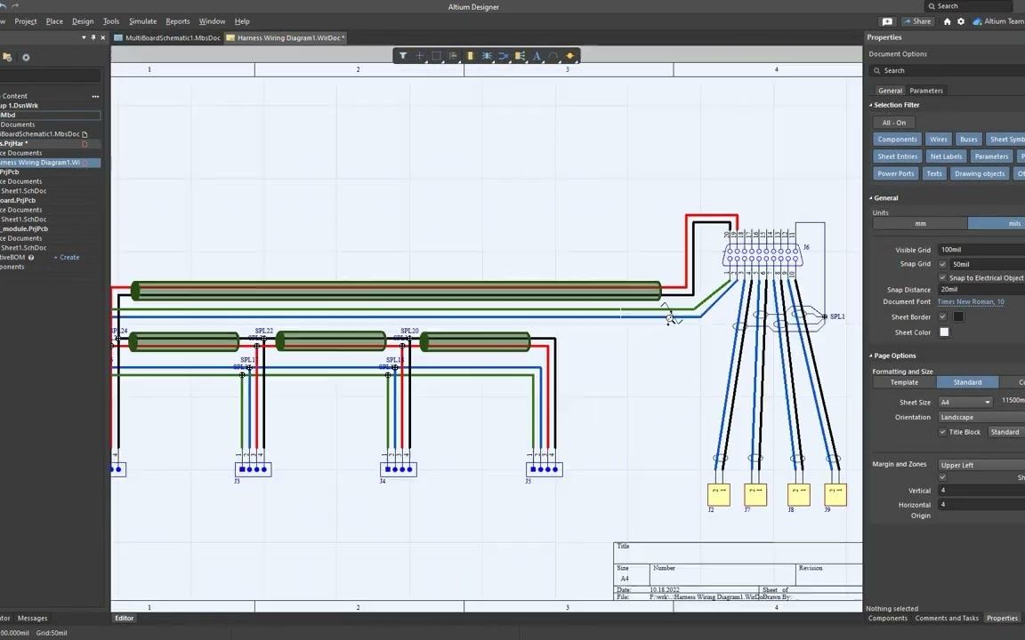 Altium Design 23 新增的线束设计功能哔哩哔哩bilibili