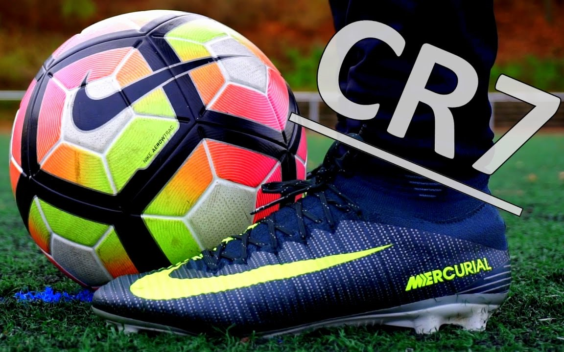 c罗战靴试穿耐克mercurial刺客superfly5