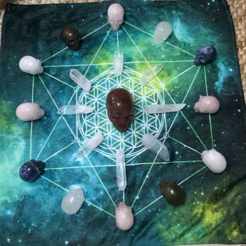 adgurenameh水晶阵冥想补充能量净化疗愈梵文瑜伽