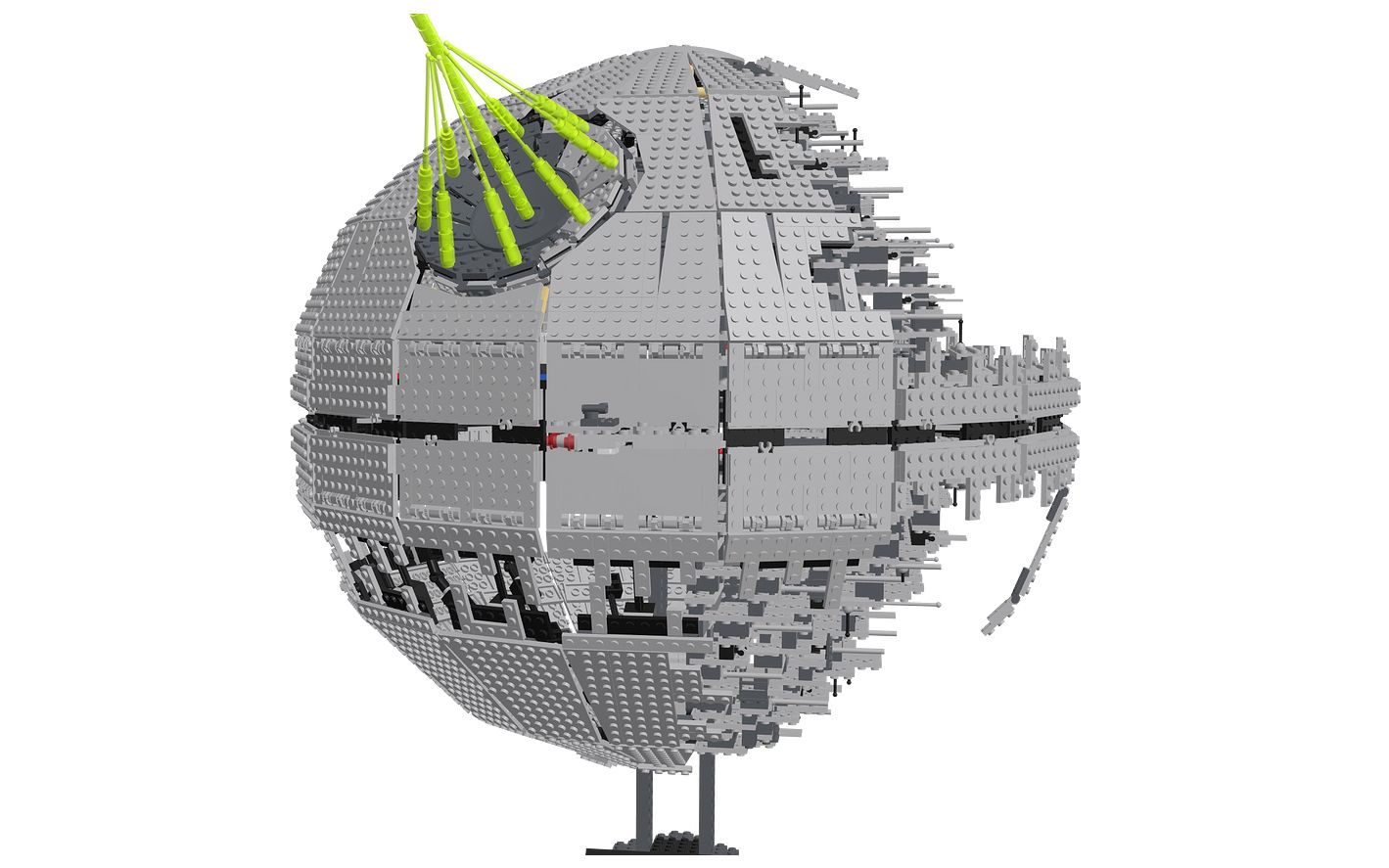 乐高 lego 10143 星球大战 ucs究极死星二号 2005速拼评测