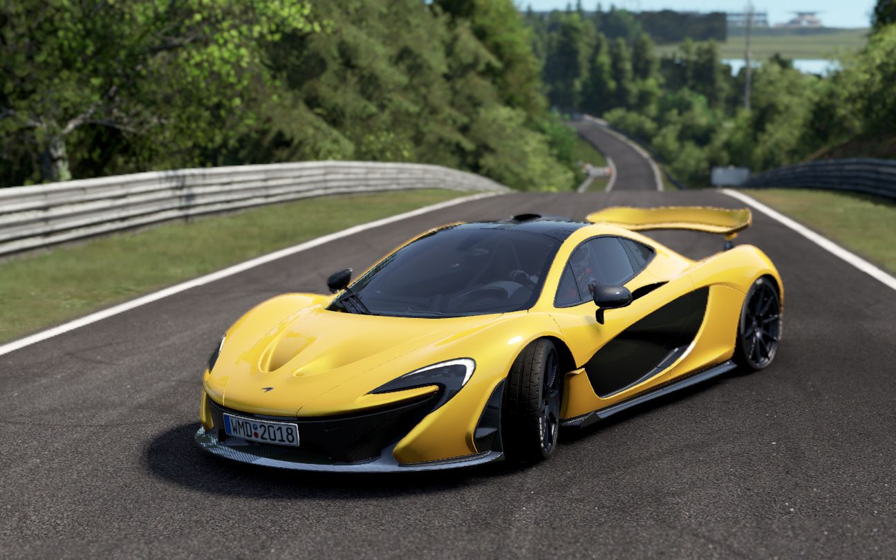 赛车计划2 project cars 2 三巨头之迈凯伦p1 纽格柏林北环赛道 单圈