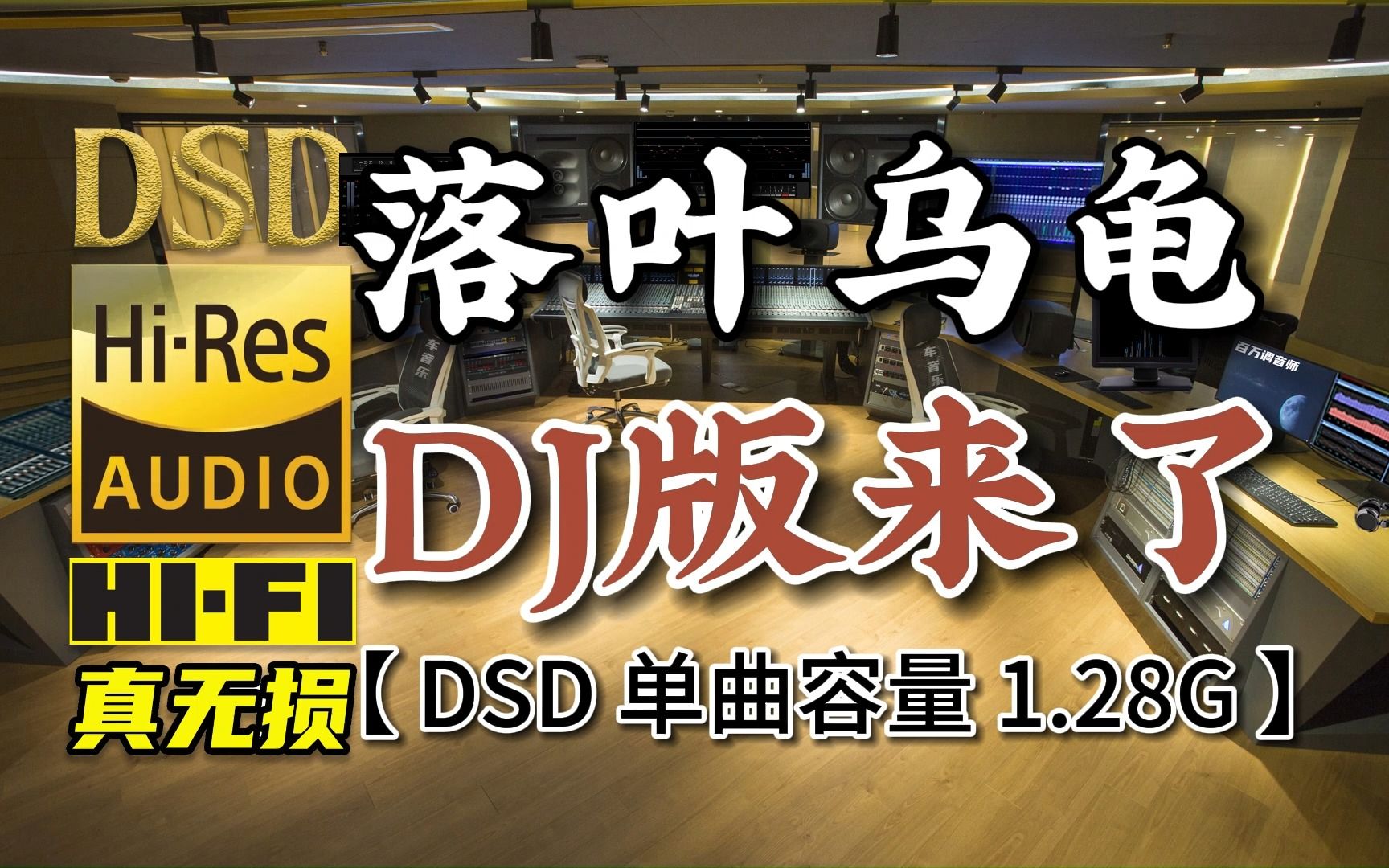 应粉丝要求,爆火的《落叶乌龟》DJ版制作好了,DSD完整版,单曲容量1.28G,百万调音师专业制作,顶级无损HIFI音乐哔哩哔哩bilibili