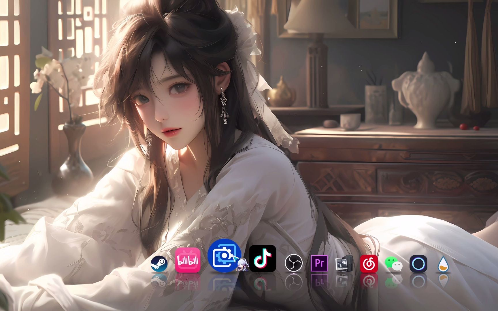 【Wallpaper Engine】壁纸推荐 最新壁纸速看 对古风少女完全没有抵抗力!哔哩哔哩bilibili