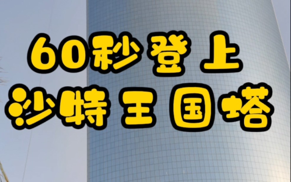 沙特地标建筑王国塔哔哩哔哩bilibili