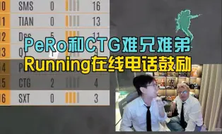 Video herunterladen: PeRo和CTG难兄难弟排倒数，Running在线电话鼓励！