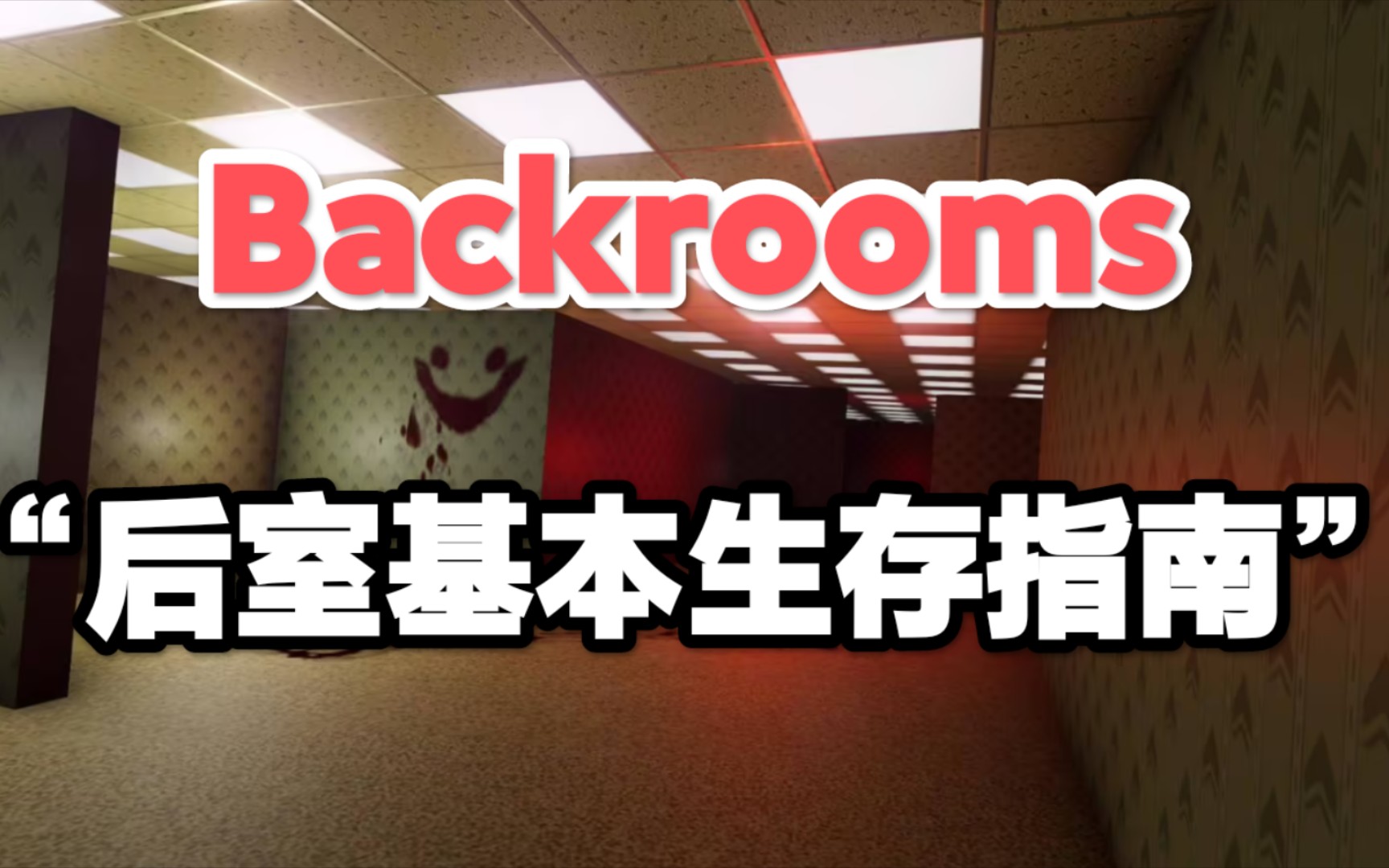 [图]【Backrooms】后室基本生存指南 祝你好运，流浪者。