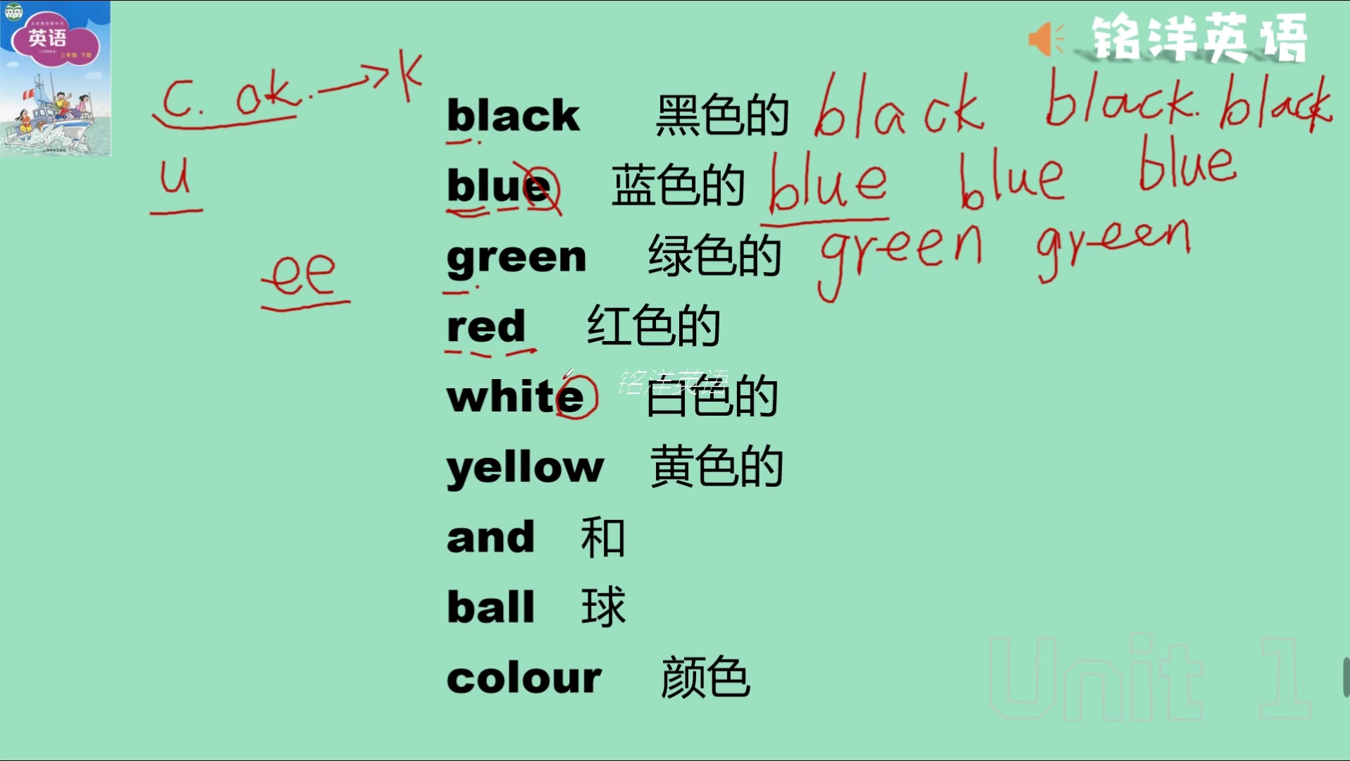 [图]免费学英语 上教牛津英语 三年级下册 U1