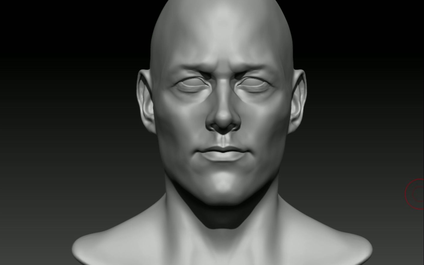 zbrush写实头像四小时速雕练习
