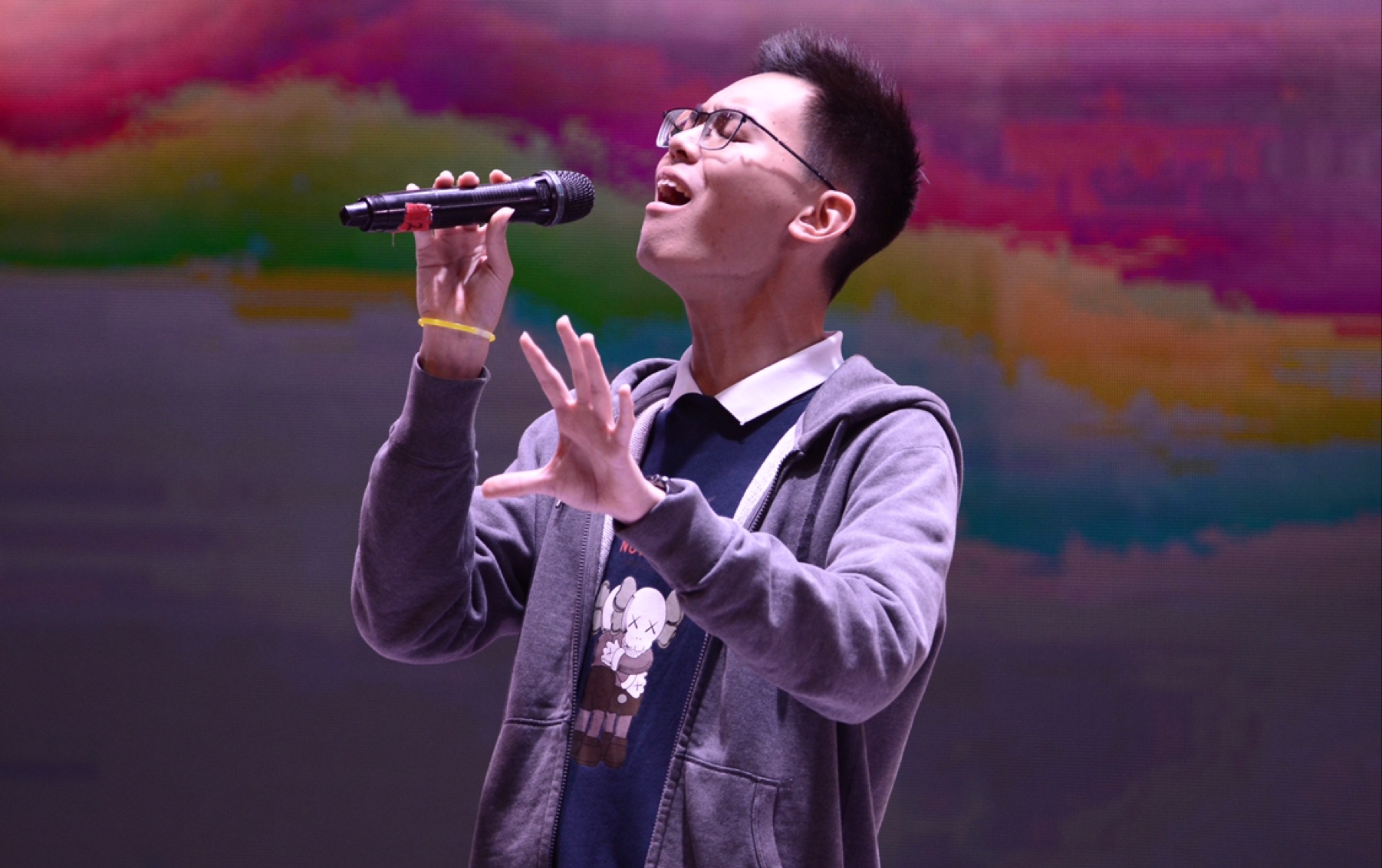 【音乐节决赛】高中生翻唱张学友经典流行歌曲《遥远的她》粤语经典