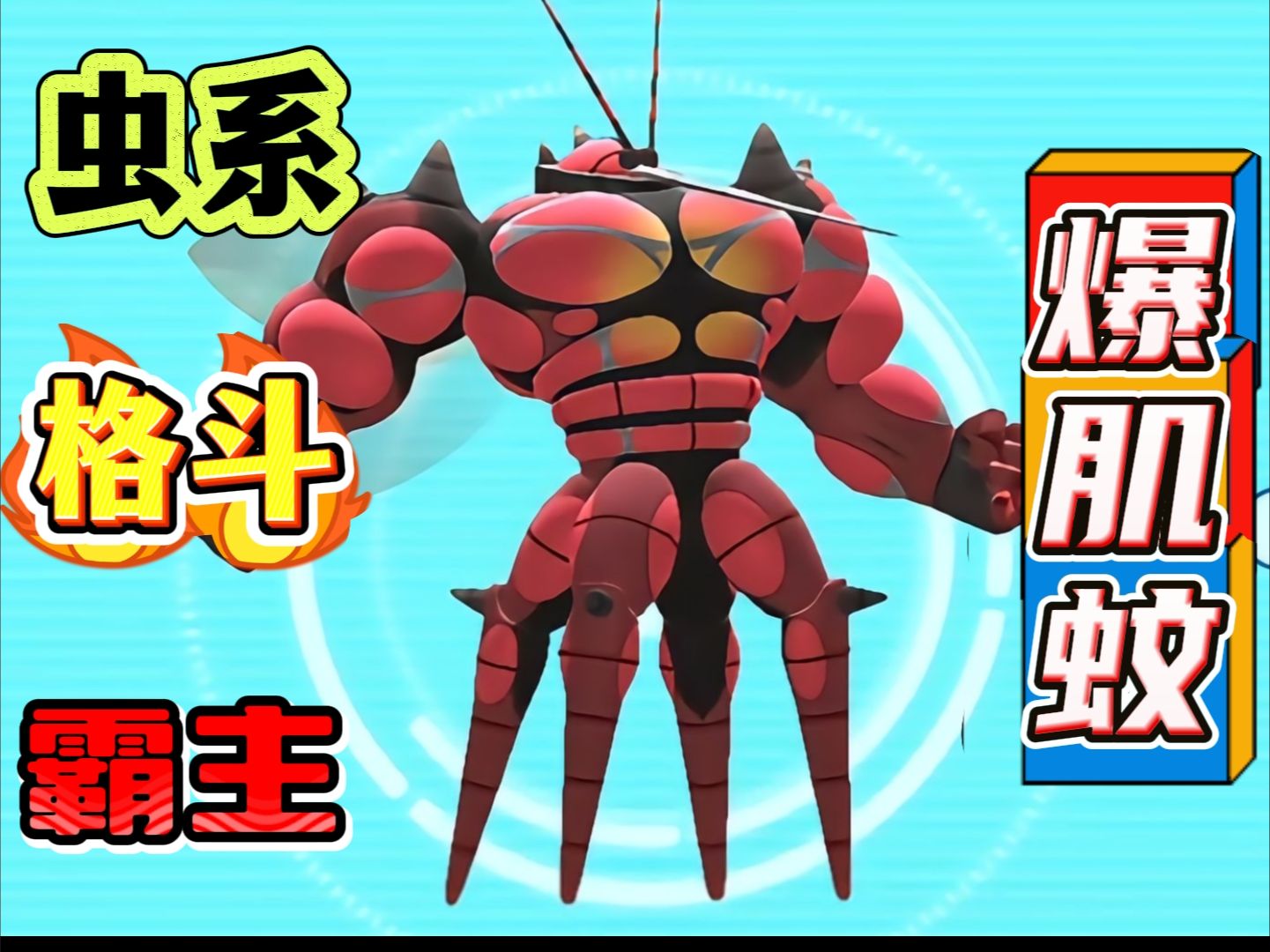 虫系格斗霸主:爆肌蚊