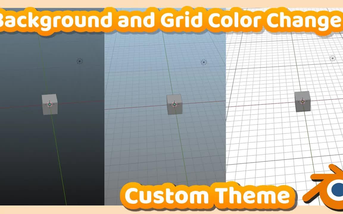 iBlender中文版插件Theme Editor 教程Blender :如何在 Blender 2.9(自定义主题)上更改背景和网格颜色 Blender哔哩哔哩bilibili