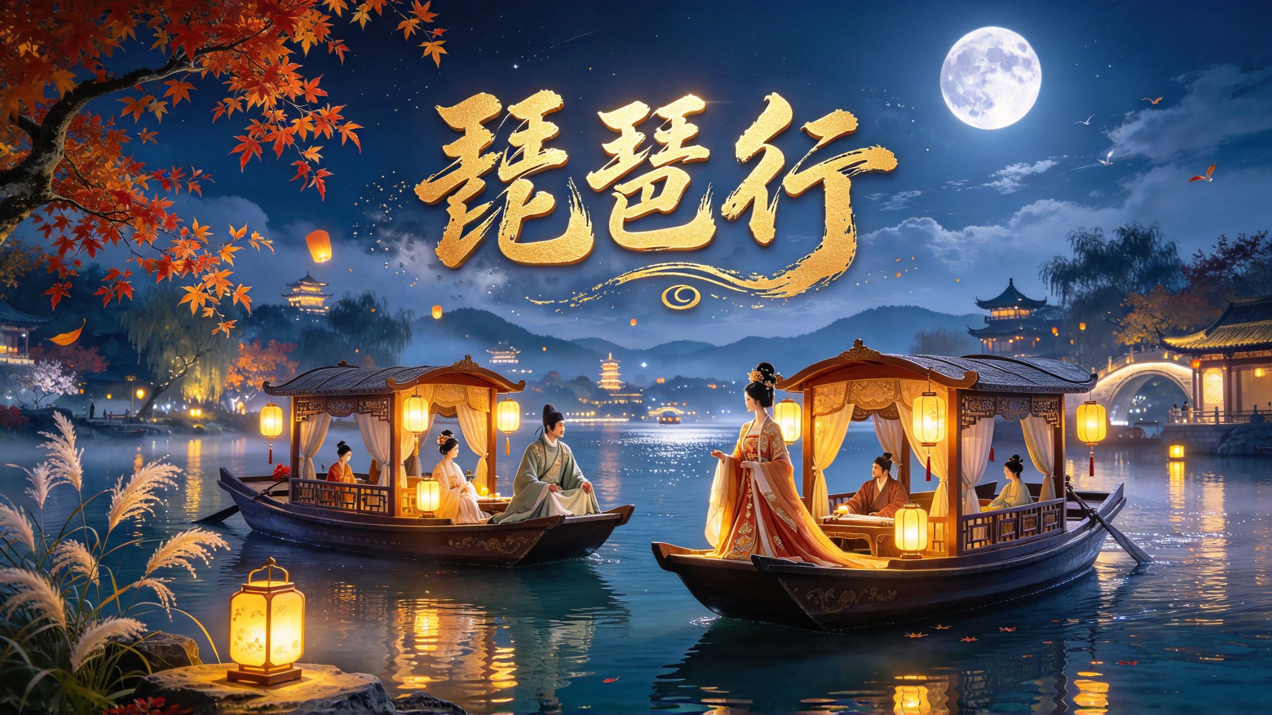 《琵琶行》全篇入歌：她弹的是平生，他听的是自己。