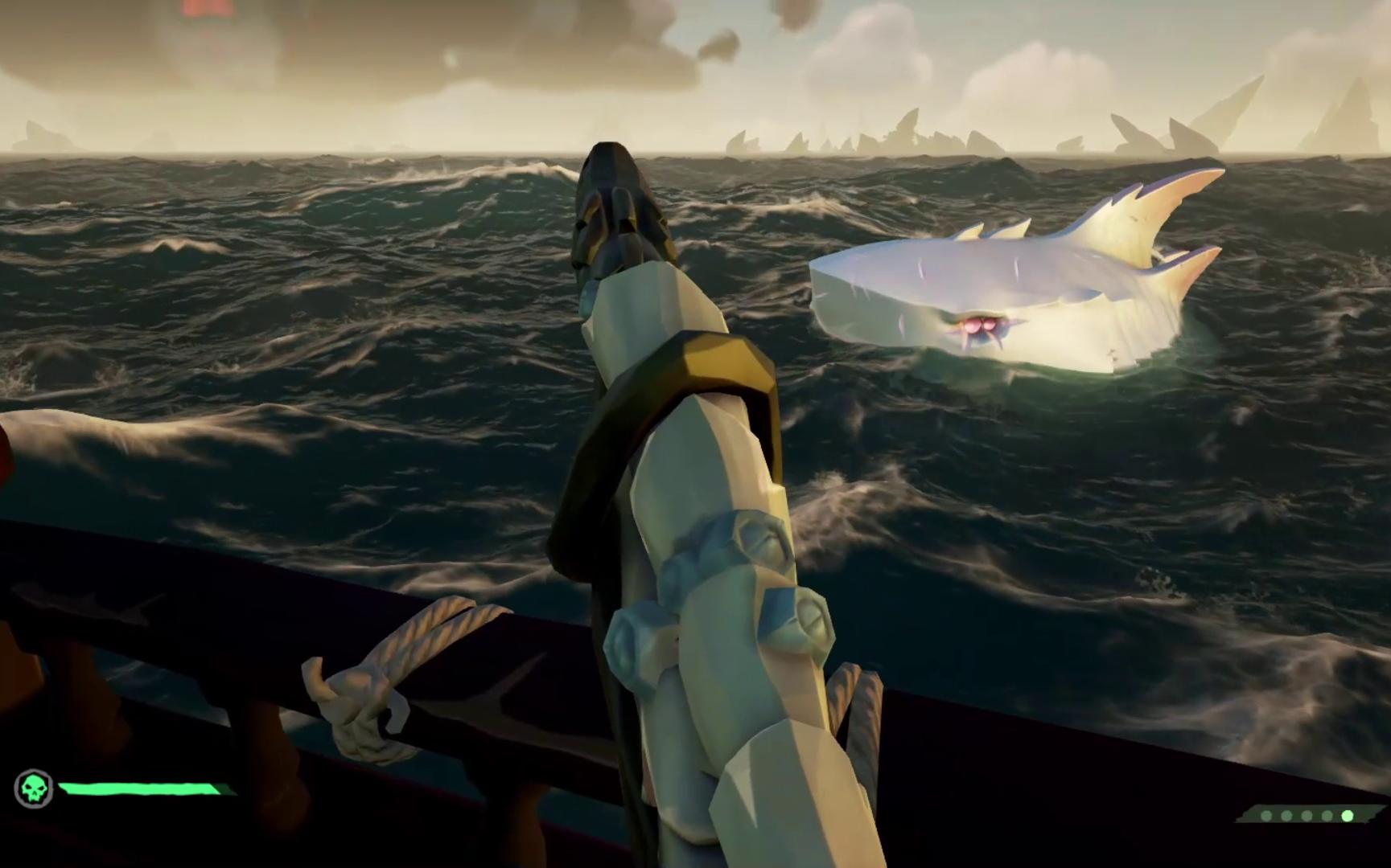 盗贼之海新冒险:迷雾深渊.狩猎白鲨与幽灵舰队!_单机游戏热门视频