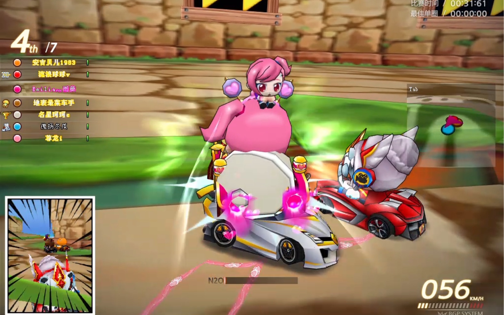 跑跑卡丁车盘点跑跑卡丁车的翻车瞬间7