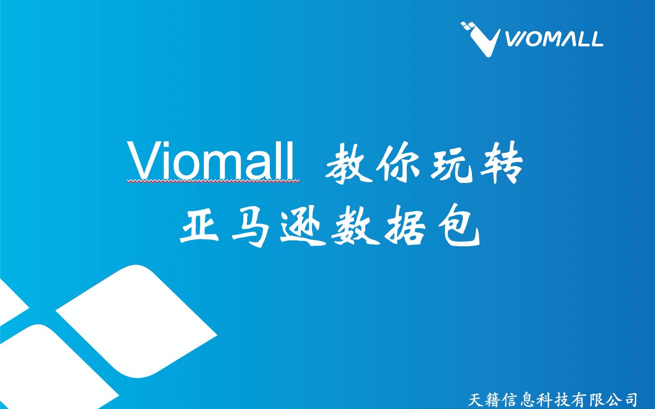 Viomall教你亚马逊运营:亚马逊数据包制作简介哔哩哔哩bilibili