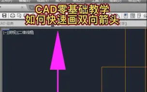 Tải video: CAD快速绘制双向箭头技巧