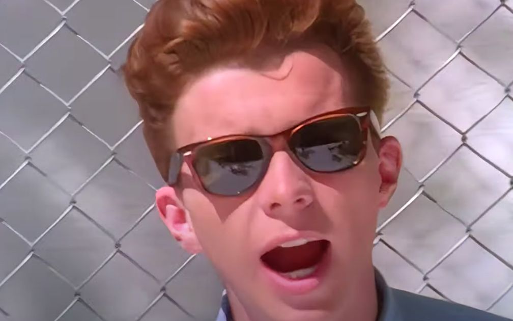 古老电脑配件行骗rickroll