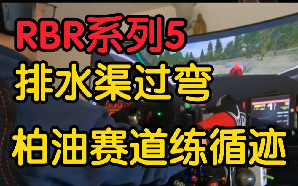 RBR系列5:现代i20 柏油赛道循迹 排水渠过弯 方向盘反馈绝了哔哩哔哩bilibili