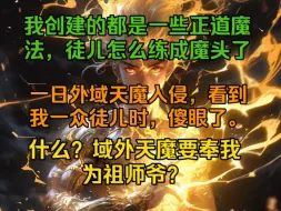 我明明教给徒弟都是些正道的功法，怎么我的徒儿都炼成魔头了？………