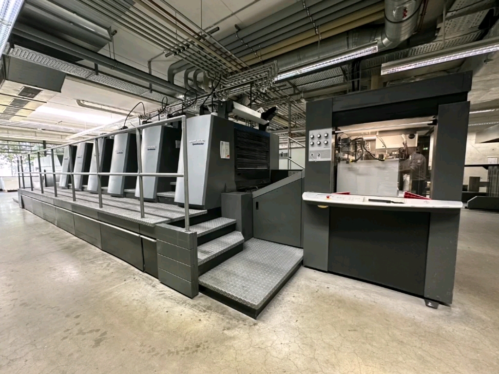 二手海德堡四色加过油胶印机出售