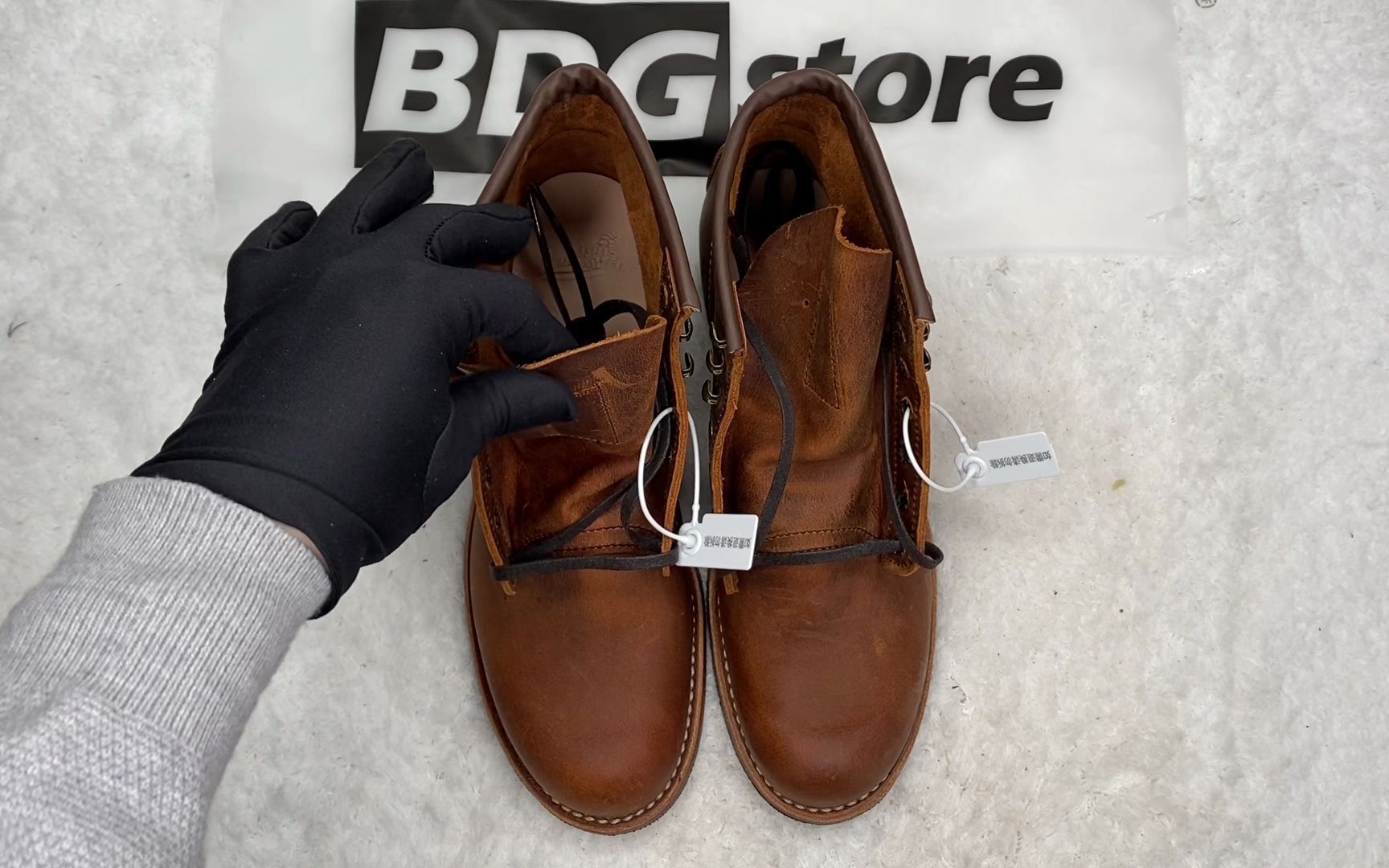 【瑕疵实拍】redwing红翼blacksmith3343 d宽41码 编号102