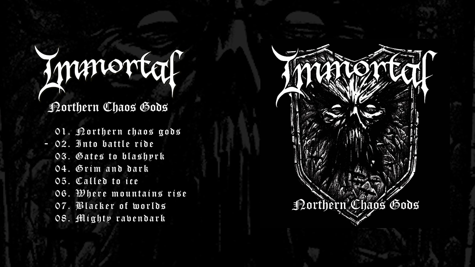 Immortal  Northern Chaos Gods (Full Album) 2018哔哩哔哩bilibili