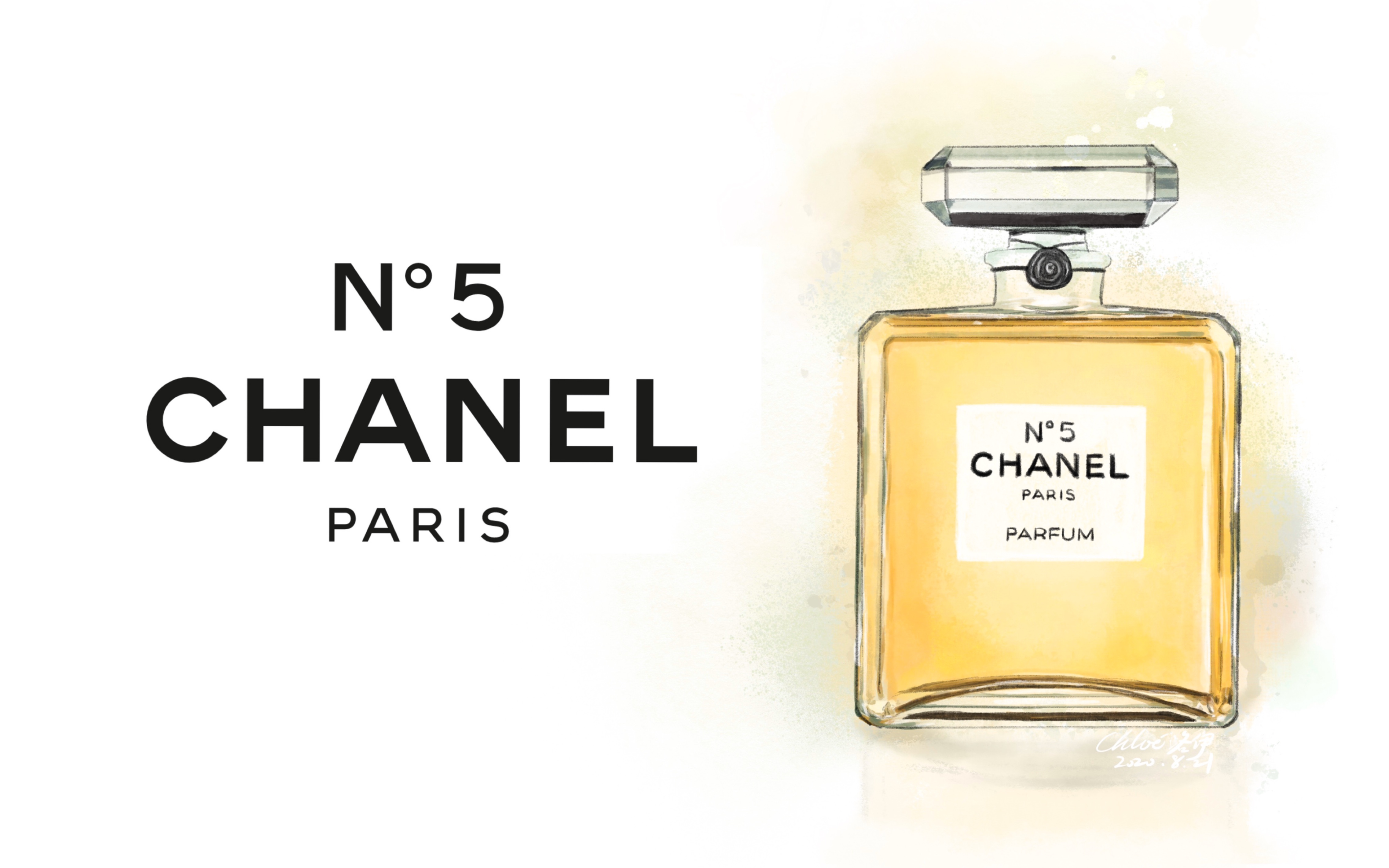 [图]【Procreate】香奈儿5号香水-Chanel N°5