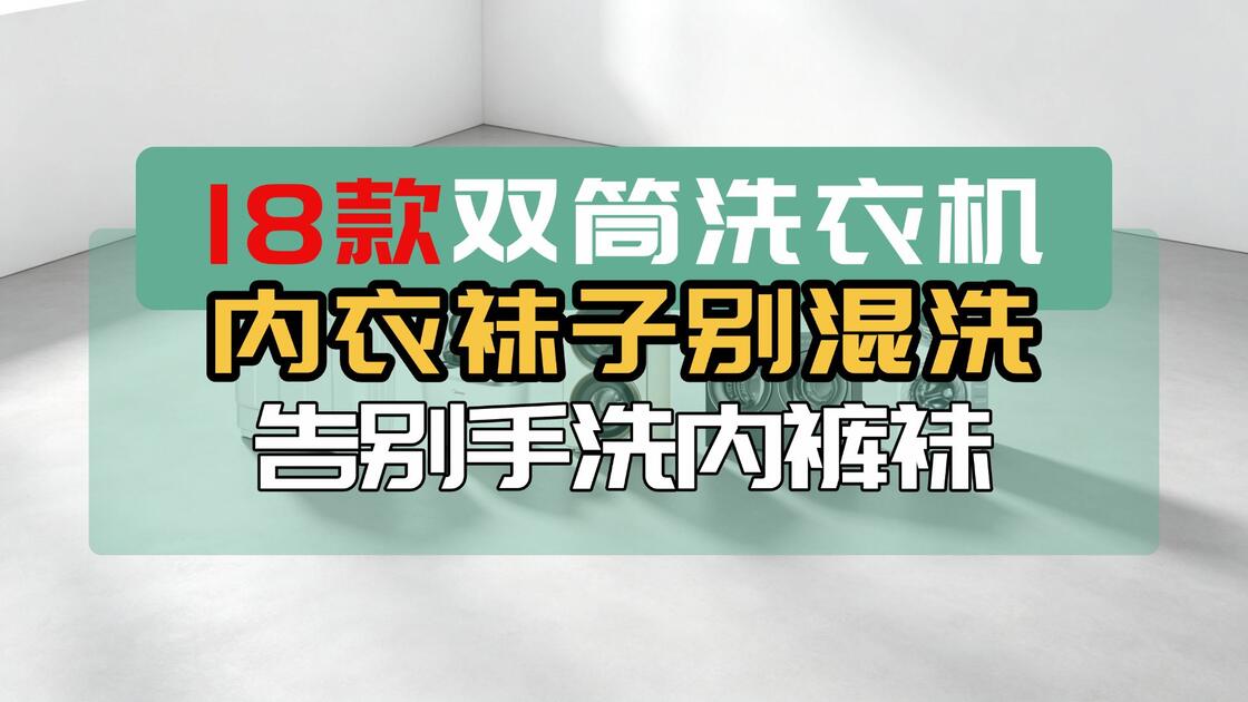 18款双筒洗衣机全横评｜内衣袜子终于不用跟外衣混洗了！从479元传统双缸到3999元主力分区滚筒 米家小天鹅美的追觅松下海信统帅全对比！_哔哩 ...