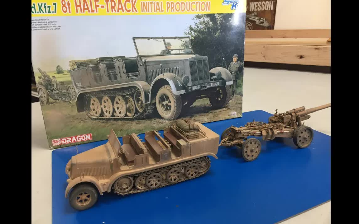 威龍1/35 sdkfz7/1 8噸半履帶運兵車初期型製作_嗶哩嗶哩_bilibili