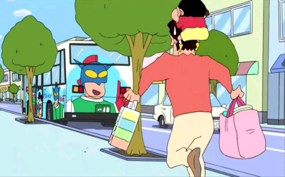 蜡笔小新【追上广告公车哦】