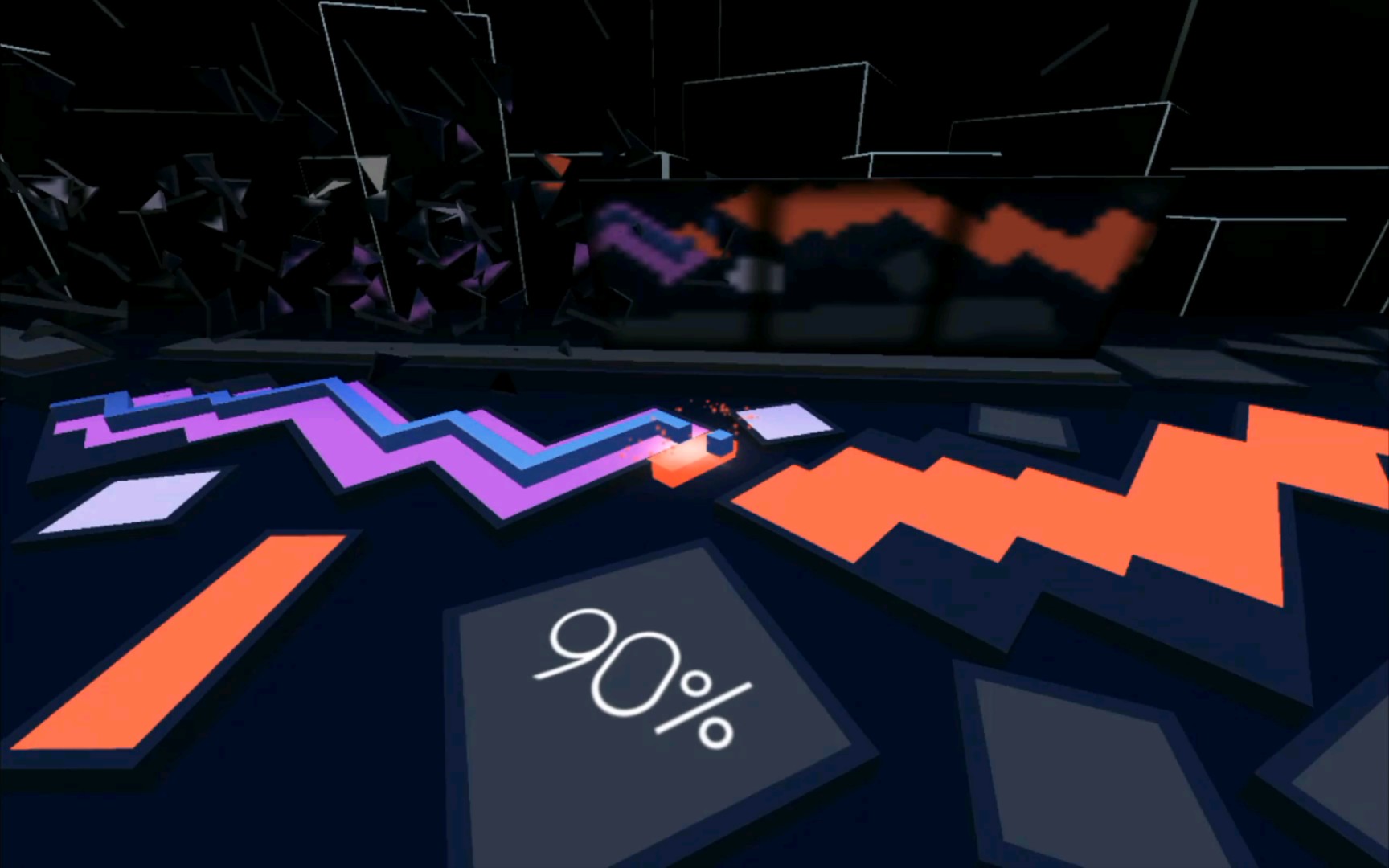 跳舞的线thefaded新手版本完美通关