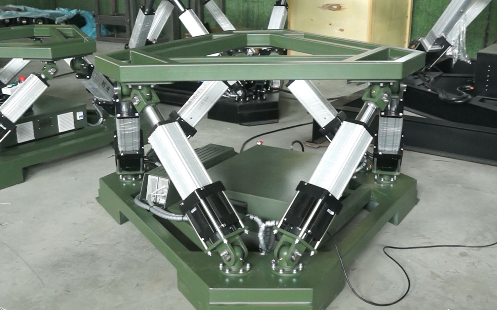 motus穆特科技六自由度平台现场测试