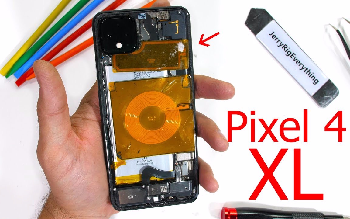 谷歌pixel 4 xl拆解 | 打造透明版pixel「jerryrigeverything」_哔哩