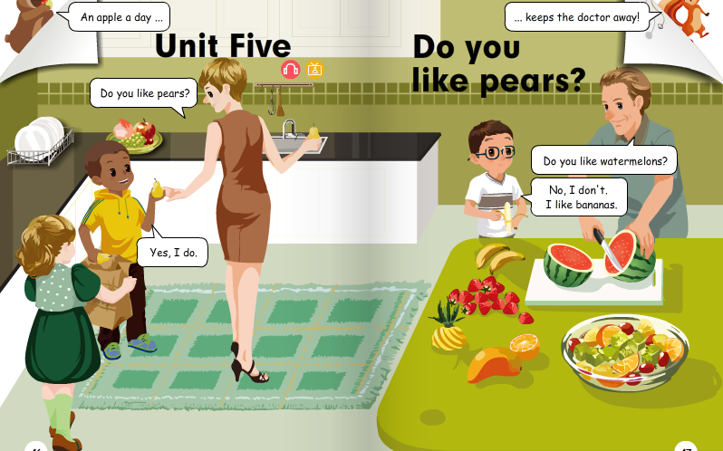 [图]PEP三年级下册 Unit5 Do you like pears?