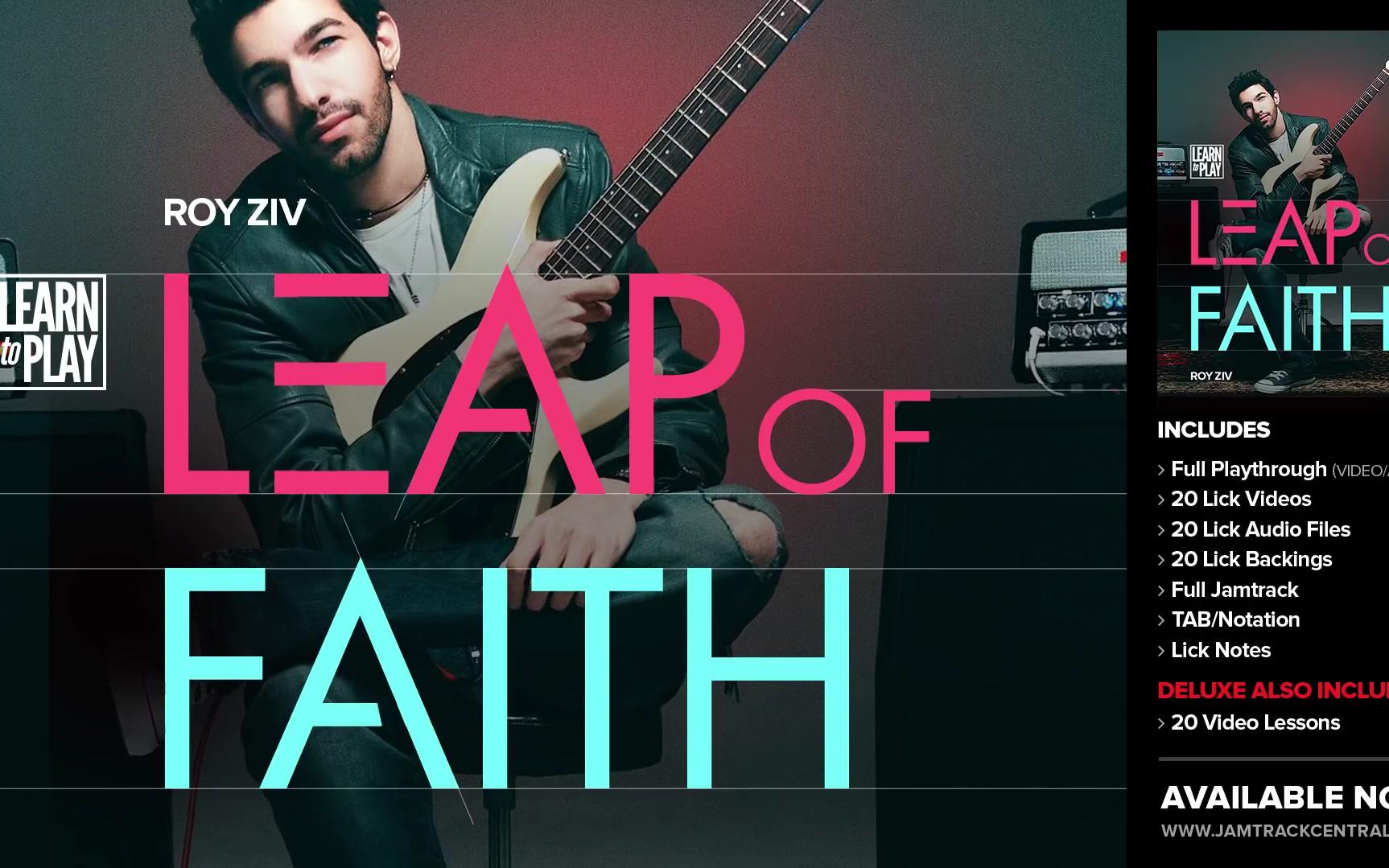 [图]Roy Ziv's 'Leap Of Faith' - JamTrackCentral.com