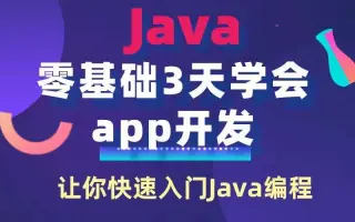 清华教授专为零基础打造！三天带你学会开发