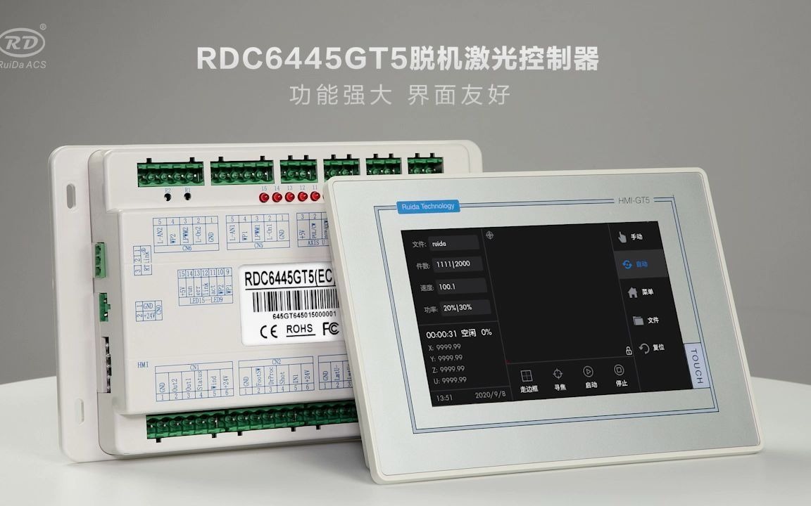 一套系统搞定服装布料、皮革皮具、木制品、纸张、亚克力、有机玻璃、橡胶塑料、手机辅料加工/睿达触摸屏激光控制卡哔哩哔哩bilibili