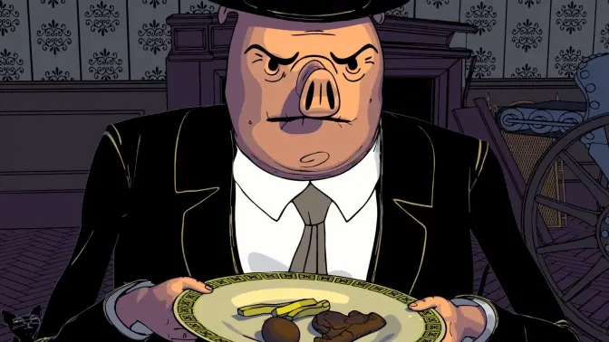 黑色讽刺动画短片《少数人的晚餐》,短短几分钟却讲述人类历史上最