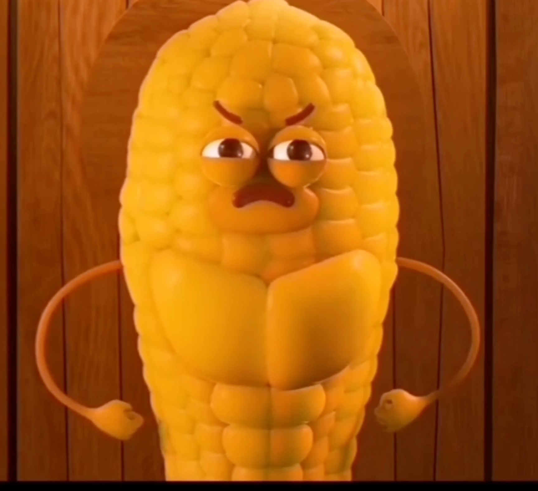 玉米腹肌搞笑图图片