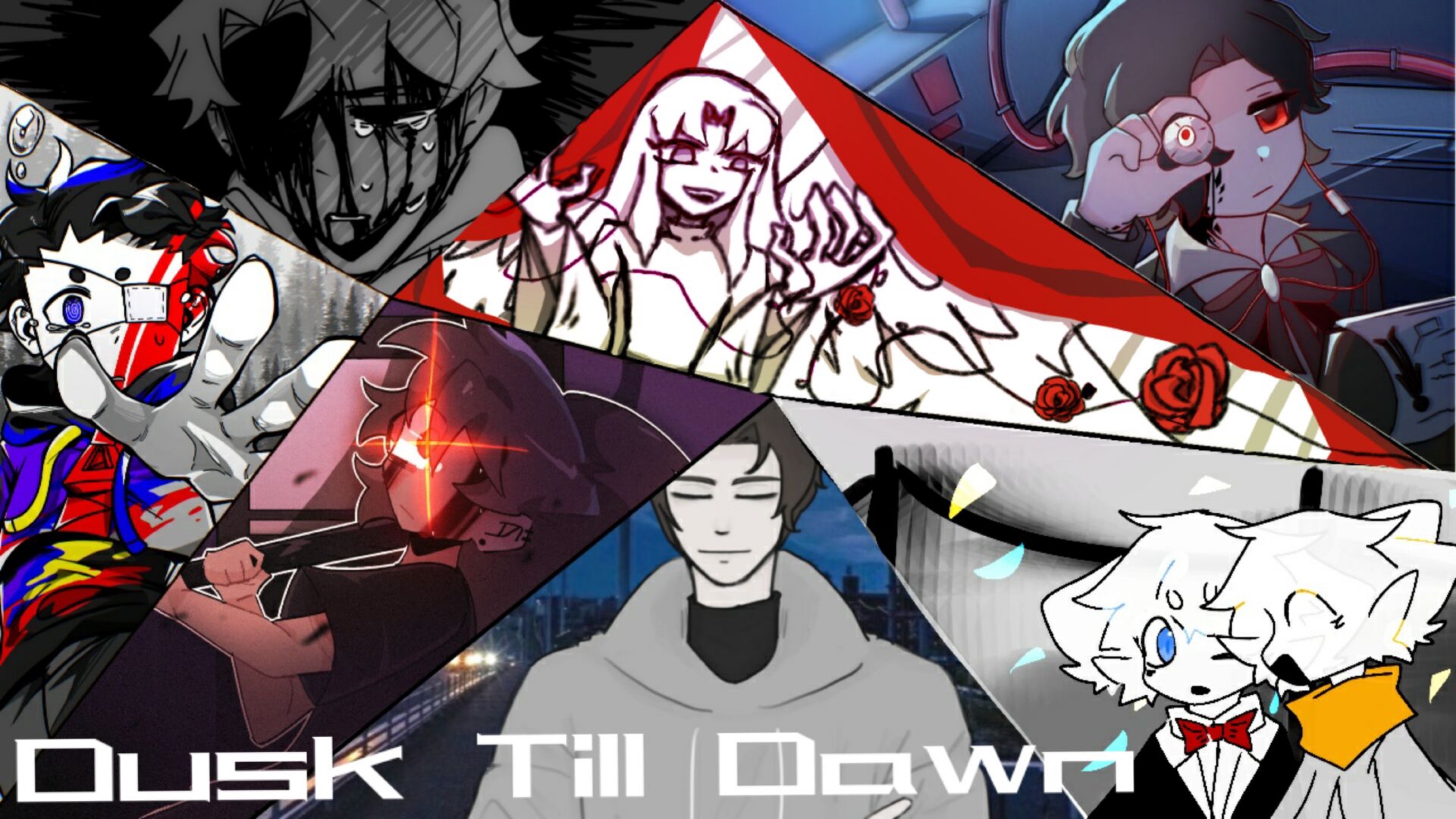 [图]【合作手书/曼德拉记录AU/原著向】Dusk Till Dawn