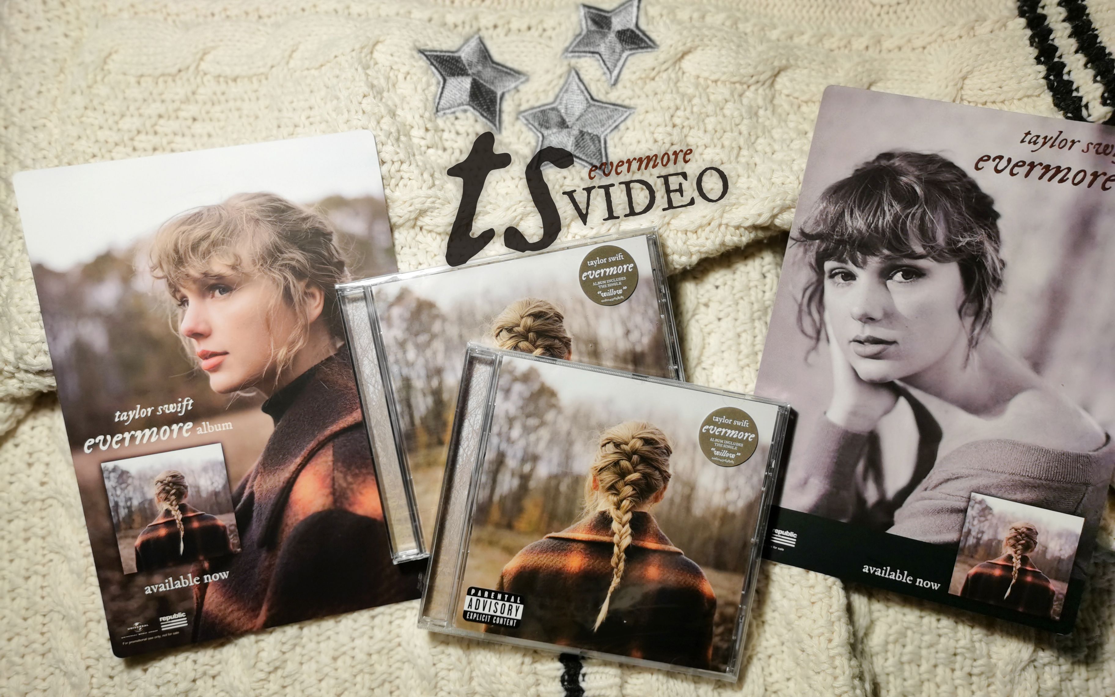 【taylor swift】evermore豪华版实体专辑开箱