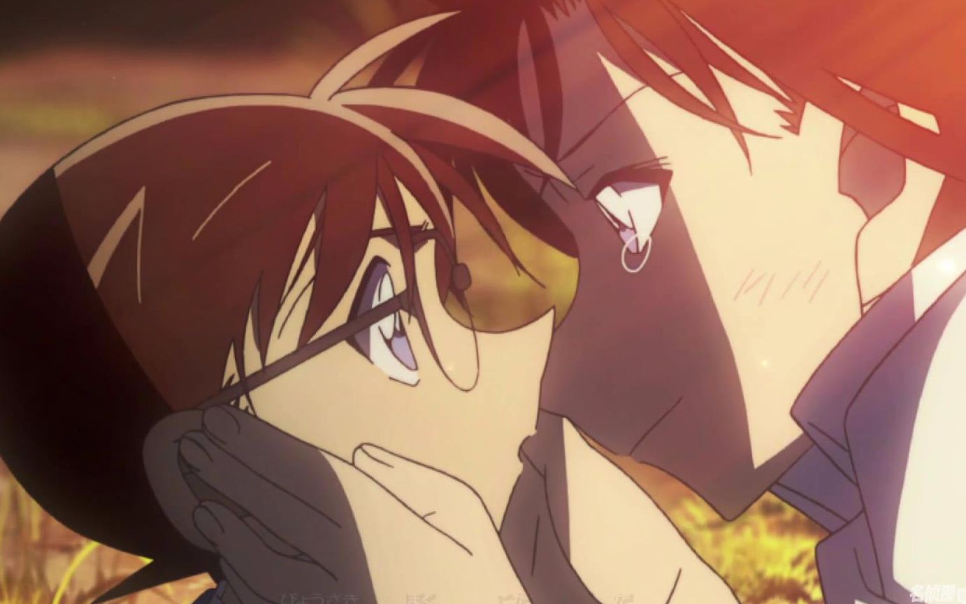 名侦探柯南新片头新兰终于亲上了